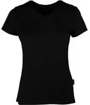 HRM Damen T-Shirt 'Luxus V-Ausschnitt' 202 black XS