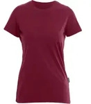 HRM Damen T-Shirt 'Luxus Rundhals' 201 bordeaux XS