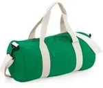 BagBase Runde Sporttasche Sport- und Reisetasche BG140 kelly green/off white 50...