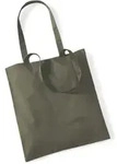 Westford Mill Baumwolltasche 'Bag for Life' Einkaufstasche W101 olive green 38 x 42