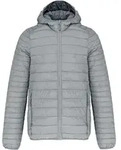 Kariban Leichte Herren Kapuzen Steppjacke Stepp-Jacke K6110 marl silver S