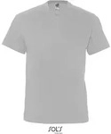 SOLS Herren V-Ausschnitt T-Shirt 11150 grey melange XXL