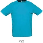 SOLS Herren Raglan Sport Shirt T-Shirt 11939 aqua L