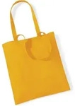 Westford Mill Baumwolltasche 'Bag for Life' Einkaufstasche W101 mustard 38 x 42...