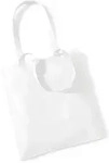 Westford Mill Baumwolltasche 'Bag for Life' Einkaufstasche W101 white 38 x 42 cm
