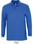 SOLS Herren Piqu&eacute; Polo langarm 11353 royal blue L