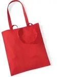 Westford Mill Baumwolltasche 'Bag for Life' Einkaufstasche W101 bright red 38 x...
