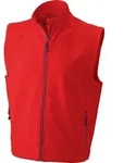 James & Nicholson Herren 3-Lagen Softshell Gilet Bodywarmer JN1022 red 3XL