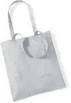 Westford Mill Baumwolltasche 'Bag for Life' Einkaufstasche W101 light grey 38 x 42 cm