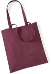 Westford Mill Baumwolltasche 'Bag for Life' Einkaufstasche W101 burgundy 38 x...