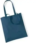 Westford Mill Baumwolltasche 'Bag for Life' Einkaufstasche W101 petrol 38 x 42...