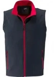 James & Nicholson Herren 2-Lagen Promo Softshell Gilet Bodywarmer JN1128 iron