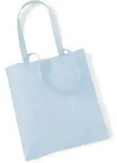 Westford Mill Baumwolltasche 'Bag for Life' Einkaufstasche W101 pastel blue 38...