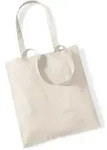 Westford Mill Baumwolltasche 'Bag for Life' Einkaufstasche W101 sand 38 x 42 cm