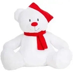 Mumbles Weihnachts-Pl&uuml;schb&auml;r mit Rei&szlig;verschluss Stofftiere MM573 white/red L