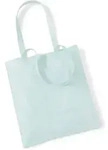 Westford Mill Baumwolltasche 'Bag for Life' Einkaufstasche W101 pastel mint 38...
