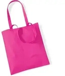 Westford Mill Baumwolltasche 'Bag for Life' Einkaufstasche W101 fuchsia 38 x 42...