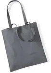 Westford Mill Baumwolltasche 'Bag for Life' Einkaufstasche W101 graphite grey...