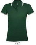 SOLS Damen Piqu&eacute; Polo 00578 forest green/white S