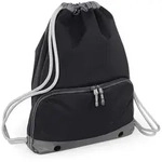 BagBase Turnbeutel Athleisure Sportbeutel BG542 black/black 35 x 49 x 9 cm