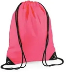 BagBase Premium Turnbeutel Sportbeutel BG10 fluorescent pink 33 x 45 cm