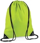 BagBase Premium Turnbeutel Sportbeutel BG10 lime green 33 x 45 cm