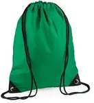 BagBase Premium Turnbeutel Sportbeutel BG10 kelly green 33 x 45 cm