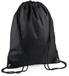BagBase Premium Turnbeutel Sportbeutel BG10 black 33 x 45 cm