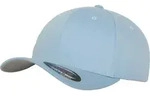 FLEXFIT Unisex 6-Panel Flexfit Wooly Combed Kappe Klassische Cap 6277 carolina blue