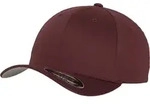 FLEXFIT Unisex 6-Panel Flexfit Wooly Combed Kappe Klassische Cap 6277 maroon...