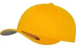 FLEXFIT Unisex 6-Panel Flexfit Wooly Combed Kappe Klassische Cap 6277 gold L/XL