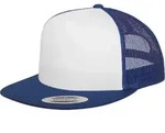 FLEXFIT Unisex 5-Panel Trucker Kappe Netz Cap 6006/6006W royal/white/royal one size