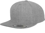 FLEXFIT Unisex 6-Panel Snapback Kappe Flache Cap 6089M heather grey one size