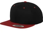 FLEXFIT Unisex 6-Panel Snapback Kappe Flache Cap 6089MT black/red one size