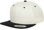 FLEXFIT Unisex 6-Panel Snapback Kappe Flache Cap 6089MT natural/black one size