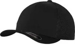 FLEXFIT Unisex 6-Panel Mesh Kappe Netz Cap 6533 black L/XL