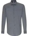 Seidensticker Herren Hemd langarm 001000/003000 anthracite 38