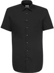 Seidensticker Herren Hemd kurzarm 001001/003001 black 45