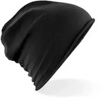 Beechfield Unisex Jersey Beanie B361 black one size