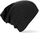 Beechfield Unisex Langer Beanie B461 black one size