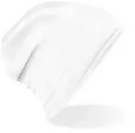 Beechfield Unisex Jersey Beanie B361 white one size