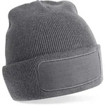 Beechfield Unisex Patch Beanie B445 graphite grey one size