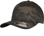 FLEXFIT Unisex 6-Panel Kappe Multicam Klassische Cap 6277MC black multicam S/M