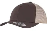 FLEXFIT Unisex Vintage Trucker Kappe Netz Cap 6606/6606T brown/khaki one size
