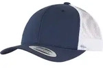 FLEXFIT Unisex Vintage Trucker Kappe Netz Cap 6606/6606T navy/white one size