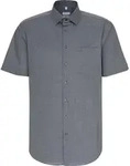Seidensticker Herren Hemd kurzarm 001001/003001 anthracite 38