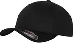 FLEXFIT Unisex 6-Panel Flexfit Wooly Combed Kappe Klassische Cap 6277 black/black XXL