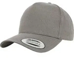 FLEXFIT Unisex 5-Panel Snapback Kappe Klassische Cap 7707 grey one size
