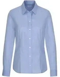 Seidensticker Damen Popeline Bluse langarm 080604 light blue 44