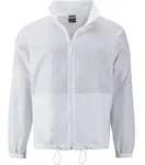 James & Nicholson Herren Promo Jacke Windbreaker JN1132 white S